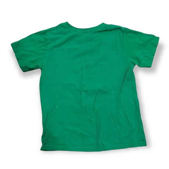 Children's Place Green Irish To The Bone Skull Shamrock Short Sleeved Shirt - Picture 2 of 3